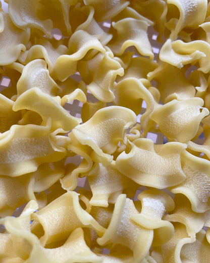 Handgemachte Lasagnette Corte (400g) kurze breite Nudeln von Pasta Dellini aus Graz