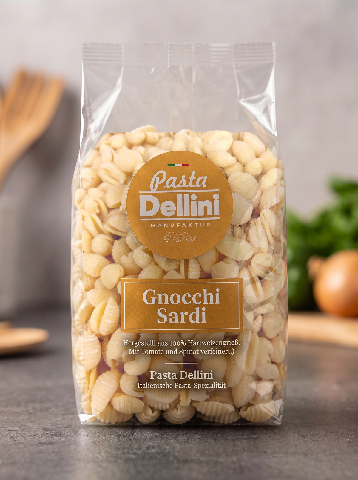 Handgemachte Gnocchi Sardi (Malloreddus) 400g von Pasta Dellini aus Graz